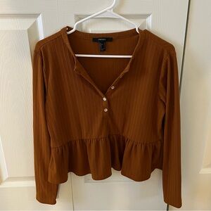 Long sleeve crop top